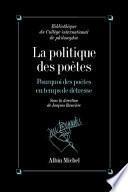 La politique des poètes