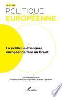 La politique étrangère européenne face au Brexit