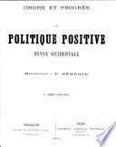 La politique positive