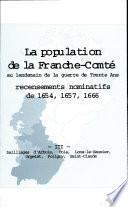 La Population de la Franche-comte Recensements Nominatifs