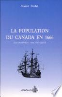 La population du Canada en 1666