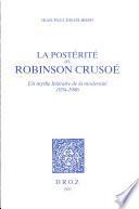 La postérité de Robinson Crusoé