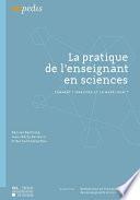 La pratique de l’enseignant en sciences