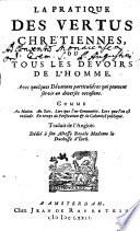 La pratique des vertus chretiennes