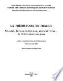La Préhistoire en France