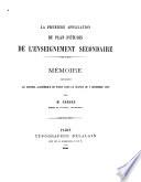 La première application du plan d'études de l'enseignement secondaire