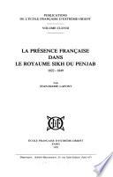 La présence française dans le royaume sikh du Penjab