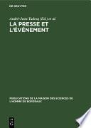 La presse et l'événement