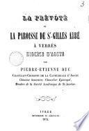 La prévoté et la paroisse de St-Gilles abbé à Verrès diocèse d'Aoste