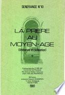 La prière au Moyen Âge