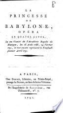 La princesse de Babylone