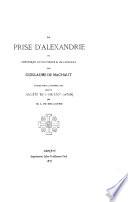 La prise d'Alexandrie; ou, Chronique du roi Pierre Ier de Lusignan