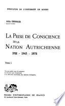La prise de conscience de la nation autrichienne