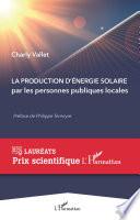La production d'énergie solaire