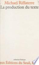 La production du texte