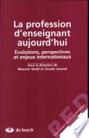 La profession d'enseignant aujourd'hui