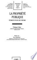 La propriété publique