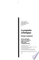 La Prospection archéologique