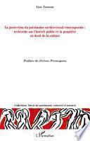 La protection du patrimoine architectural contemporain