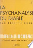 La psychanalyse du diable