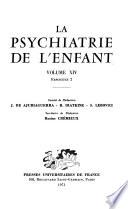 La Psychiatrie de l'enfant
