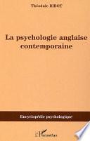 LA PSYCHOLOGIE ANGLAISE CONTEMPORAINE
