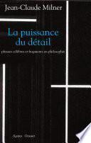 La puissance du détail