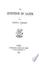 La question du latin