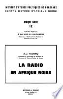 La radio en Afrique noire