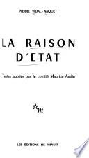 La raison d'État