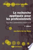La recherche appliquée pour les professionnels
