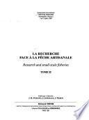 La Recherche face à la pêche artisanale