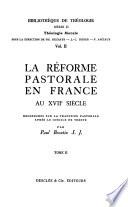 La réforme pastorale en France au XVIIe siècle