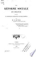 La réforme sociale en France