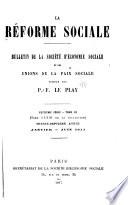 La réforme sociale