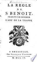 La Regle de S[aint] Benoit