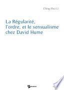 La régularité, l'ordre et le sensualisme chez David Hume