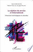 La relation de service à l'international