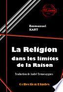 La Religion dans les limites de la Raison