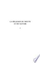 La religion du doute et du savoir