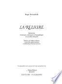 La reliure