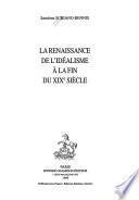 La renaissance de l'idéalisme à la fin du XIXe siècle