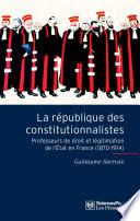 La République des constitutionnalistes