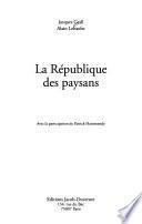 La république des paysans