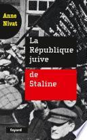 La République juive de Staline