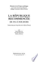 La république recommencée