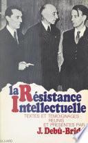 La Résistance intellectuelle