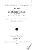 La réussite sociale en France