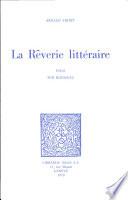 La Rêverie littéraire