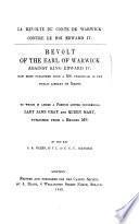 La révolte du Conte de Warwick contre le roi Edward IV
